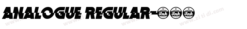 Analogue Regular字体转换